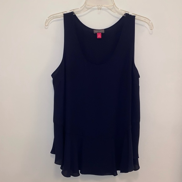Vine Camuto Sleeveless Peplum Blouse - Picture 1 of 4